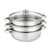 3 Tier Stainless Steel Steamer Meat Vegetable Cooking Steam Hot Pot Kitchen Tool. Available at Crazy Sales for $29.97