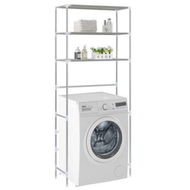 Detailed information about the product 3-Tier Storage Rack Over Laundry Machine Silver 69x28x169 Cm