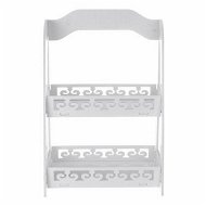 Detailed information about the product 3 Tier Storage Shelves Desktop Cosmetic Organiser Bath Shelf Spice Makeup Rack2 Layers