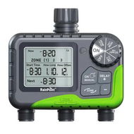 Detailed information about the product 3 Zone Sprinkler Timer with Brass Inlet, Water Timer for Garden Hose, Rain Delay, Manual, Automatic Watering System