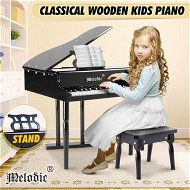 Detailed information about the product Please Correct Grammar And Spelling Without Comment Or Explanation: 30-Key Piano Children Kids Grand Piano Wood Toy With Bench Music Stand - Black Melodic.