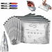 30 Pack Aluminum Foil Heat-safe Resealable Bags with 3 Pens Zip Lock seal Reusable And Recyclable. Available at Crazy Sales for $19.99
