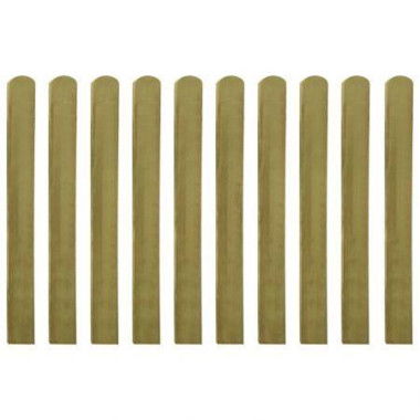 30 pcs Impregnated Fence Slats Wood 100 cm