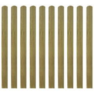 Detailed information about the product 30 pcs Impregnated Fence Slats Wood 120 cm