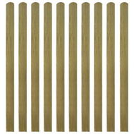 Detailed information about the product 30 pcs Impregnated Fence Slats Wood 140 cm