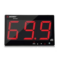 Detailed information about the product 30 to 130dB Digital Sound Level Meter with Large LCD Display Noise Meter Decibel Wall Mounted Hanging (525A)