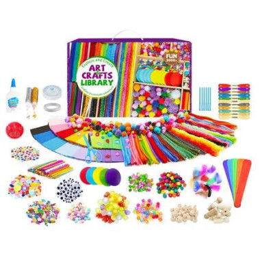 3000Pcs Handmade Educational Plush Toy Craft Kit Plush Creative DIY Art Set Kids Christmas Birthday Gift