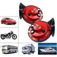 Detailed information about the product 300dB Car Horn 12V Waterproof Double Horn For Trucks Ships - 2 Pcs (red)