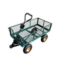 Detailed information about the product 300kg Gardeon Mesh Garden Cart Steel Removable Sides Trolley Wagon ATV Trailer