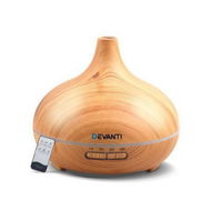 Detailed information about the product 300ml 4-in-1 Aroma Diffuser Light Wood 7-colour LED Night Light