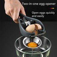 Detailed information about the product 304 Stainless Steel Egg Separator Automatic Egg Cracker For Raw Egg White Separator Tool Easy Egg Opener Eggshell Cutter