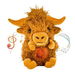 30CM Christmas Stocking Stuffer Highland Cow Soothing Breathing Stuffed Animal for Anxiety Kids, Sleeping Cow Plush Toy Age 3+. Available at Crazy Sales for $19.95