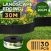 30mx20cm Garden Edging Lawn Border Landscape Edge Flexible DIY Fence Barrier Path Driveway Yard Plant Grass Flower Bed Support UV Resistant Roll Kit. Available at Crazy Sales for $119.98