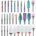 30Pcs Nail Drill Bits Set, 3/32 Inch Carbide Cuticle Ceramic Nail Bits for Nail Drill for Acrylic Gel Nail Manicure Pedicure Remover Tools for Home Salon. Available at Crazy Sales for $24.95