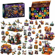 Detailed information about the product 31-Day Halloween Countdown Advent Calendar 2025- Haunted House,Pumpkins,Ghosts Mini Building Block Gifts for Kids Party Goodie Bag Stuffers