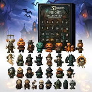 Detailed information about the product 31 Nights of Fright Halloween Countdown Box with Figurines 2025 New Unusual Scary Dolls Advent Calendar Decor Gifts Before Christmas Horror Action Figures
