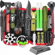 Detailed information about the product 32 In 1 Emergency Survival Equipment Kit Camping SOS Tool Sports Tactical Hiking