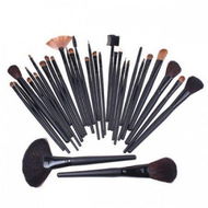 Detailed information about the product 32 PCS Makeup Brush Set With Black Pouch Bag