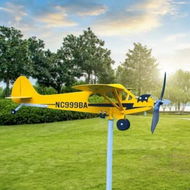 Detailed information about the product 32*28cm iper J3 Cub Airplane Weathervane perfect gift for Aviation Enthusiasts