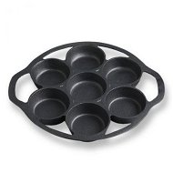 Detailed information about the product 32cm Cast Iron Takoyaki Fry Pan Octopus Balls Maker 7 Hole Cavities Grill Mold