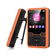 Detailed information about the product 32GB Clip-On MP3 Player with Bluetooth 5.0, Mini Portable MP3 Player with FM Radio Recording, Kids Music MP3 Player with Pedometer MP3 and MP4 Player(Orange)