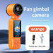 32GB Handheld Camera with Fan, 1080P Pocket Vlogging Camera with 1.97 Inch Screen 180 Degree Rotatable Lens for Travel Outdoor Selfies (Orange). Available at Crazy Sales for $49.95