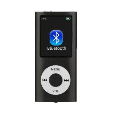 32GB MP3 Player, Portable Lossless Sound Slim MP3 Music Player with Earphone, 1.8 Inch LCD Screen Digital Music Player, Black