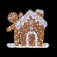 Detailed information about the product 330 LED Christmas Lights Gingerbread Motif Fairy Light Decoration Jingle Jollys