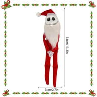 Detailed information about the product 34cm Christmas Skull Elf Behaving Badly Plush Toy Elfette Novelty Long Bendy Naughty Girl Christmas Doll COL.Red