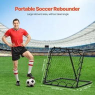 Detailed information about the product 34x34 Soccer Rebounder Net Kick-Back Portable Football Training Gifts