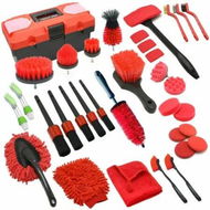 Detailed information about the product 35 Pieces Car Detailing Kit,Car Cleaning Kit With Windshield Cleaning Tool And Tool Box, Car Care Supplies And Brushes