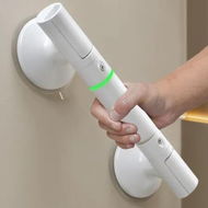 Detailed information about the product 35CM Grab Bars for Shower, Shower Handles for Elderly Suction No-Drill Bathroom Safety Bars for Seniors Assist