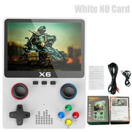 Detailed information about the product 3.5Inch IPS Screen Handheld Game Player Dual Joystick 11 Simulators GBA Video Game Console for Kids Gifts Col White