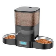 Detailed information about the product 3.5L Automatic Cat Feeder for Two Cats, Cat Food Dispenser with Stainless Steel Bowl, Timed Cat Feeder Programmable 1 to 6 Meals Control