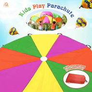 Detailed information about the product 3.5m Kids Toy Parachute Group Play Game Childrens Educational Learning Gymnastics Playground Backyard Outdoor Cooperative Activities Exercise Sports