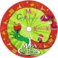 Detailed information about the product 36 Inch Christmas Tree Skirt Red and Green Merry Christmas Tree Skirt Soft Farmhouse Xmas Monster Holiday Decoration