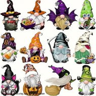 Detailed information about the product 36 Piece Halloween Christmas Gnome Wooden Decorations Ideal For Halloween Christmas And Festive Events
