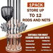 360 Rotation Wooden 12 Slots Round Fishing Rod Holder Upgrade And Strengthen Space Saving Storage Organizer Roove Fishing Gear. Available at Crazy Sales for $34.99