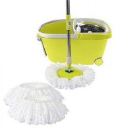Detailed information about the product 360Â° Spin Mop Bucket Set Spinning Stainless Steel Rotating Wet Dry Green