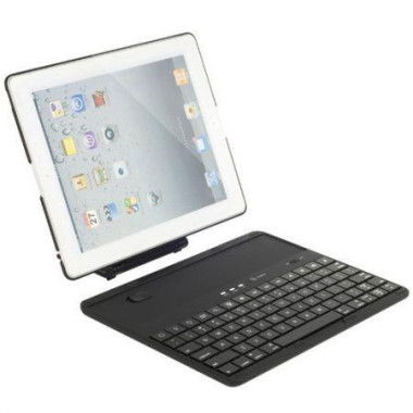 360 Swivel Rotating Bluetooth Wireless Keyboard Case Cover For Ipad 2 3 4 - Black