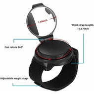 Detailed information about the product 360Â° Vision for Cyclists: Adjustable Bike Mirror with Wristband for Unmatched Rear Visibility