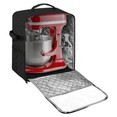 36*23*38cm Small Stand Mixer Cover with Sliders Base Compatible with 4.55 Quart Storage Bag