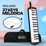 Detailed information about the product 37 Keys Melodica Air Piano Keyboard Black Professional Musical Instrument for Kids Adults with Carrying Bag 2 Mouthpieces