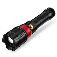 Detailed information about the product 3.7V 5W 280LM Q5 3 Modes LED Zooming Flashlight Waterproof Fishing Lamp.
