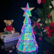 Detailed information about the product 38cm Christmas Tree Festive LED Lighting Decoration, Christmas Holiday Atmosphere, Light Tree Table Decoration Home Decor