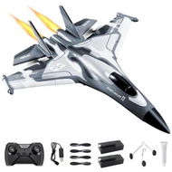 Detailed information about the product 3CH RC Airplane,RC Plane with Night Light,2.4GHz F-22 Remote Control Airplane with 6-axis Gyro Stabilizer Easy to Fly Fighter Aircraft