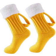 Detailed information about the product 3D Beer Socks,Funny Socks For Men And Women,Novelty Beer Lover Gifts,Christmas,Birthday,Valentine'S Day Gift Ideas,Best Gifts Color Yellow