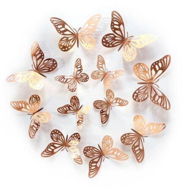 Detailed information about the product 3D Butterfly Wall Stickers 3 Sizes Gold Butterfly Decorations For Birthday Decorations Party Decorations Cake Decorations Removable Room Decor For Kids Nursery Classroom Wedding Decor Pink 48 Pcs