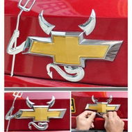 Detailed information about the product 3D Car Stickers Styling Little Devil Guardian Angel Golden