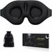 3D Contoured Sleep Eye Mask for Men and Women with Concave Molded Night Blindfold for Travel Yoga Naps. Available at Crazy Sales for $14.99